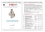 Регулятор давления (редуктор) прямого действия поршневой Valtec VT.083. Паспорт, руководство по эксплуатации