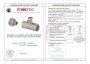 Фитинги латунные для подключения датчика температуры теплосчетчика Valtec VTr.250, VTr.424. Технический паспорт