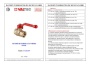 Краны шаровые латунные «СТАНДАРТ» (PN40) Valtec VT.120–VT.123, VT.128 .GN. Паспорт, руководство по эксплуатации