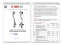 Байпасы коллекторные с перепускными клапанами Valtec VT.0666, VT.0667.T. Паспорт, руководство по эксплуатации