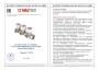 Коллекторы латунные с регулирующими клапанами для водопровода Valtec VTc.570. Паспорт, руководство по эксплуатации