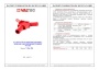 Калибратор полипропиленовый с ножами для снятия внутренней фаски Valtec VTm.396. Паспорт, руководство по эксплуатации