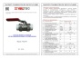 Кран шаровой латунный для полипропиленовых трубопроводов Valtec VTp.745. Паспорт, руководство по эксплуатации
