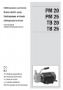 Вихревой электронасос с корпусом из бронзы PM 20, PM 25, TB 20, TB 25