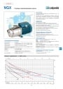 Моноблочные центробежные насосы Calpeda серии NGX, NGL 