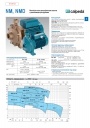 Моноблочные центробежные насосы Calpeda серии NM, NMD с резьбовыми раструбами