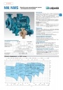 Моноблочные центробежные насосы Calpeda серии NM, NMS с фланцевыми раструбами