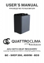 Компактные вентагрегаты QuattroClima Ventilazione серии QC - SVCP 200 ...