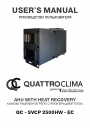 Компактные вентагрегаты QuattroClima Ventilazione серии QC - SVCP 2500 ...