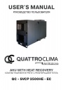 Компактные вентагрегаты QuattroClima Ventilazione серии QC - SVCP 3500 ...