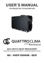 Компактные вентагрегаты QuattroClima Ventilazione серии QC - SVCP 3500 ...