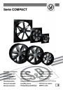 Промышленные осевые вентиляторы серии COMPACT с монтажной пластиной