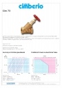 Обратные клапаны Cimberio серии Cim 73 - 79