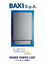 Газовые котлы Baxi серии Luna. Каталоги запчастей