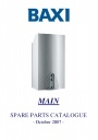 Газовые котлы Baxi серии MAIN. Каталоги запчастей