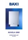 Газовые котлы Baxi серии NUVOLA. Каталоги запчастей