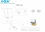 Клапаны трехходовые MDV серии TWVK для фанкойлов