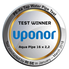 Фото. Uponor Aqua Pipe — лучшие трубы по версии теста RISE