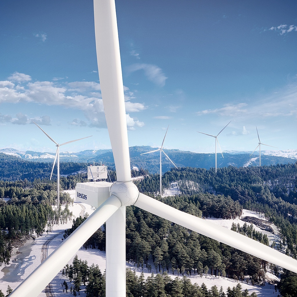 Ветроустановка Vestas на платформе EnVentus
