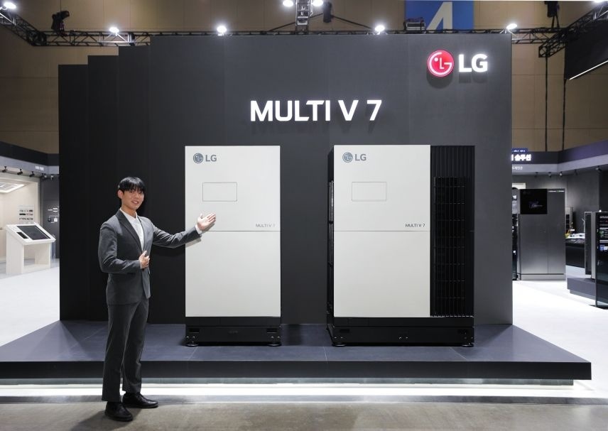 Наружные блоки VRF-системы LG Multi V 7 на выставке HARFKO 2026