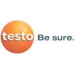 Логотип Testo — мировой лидер в сфере портативных и стационарных измерительных технологий.